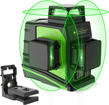 Load image into Gallery viewer, Professional 3-Plane Laser Level with 360° Green Beam for Construction Tasks