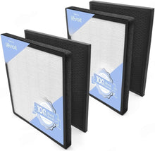 Load image into Gallery viewer, Premium Two-Pack LV- Air Purifier Filters - Removes Odor, Smoke &amp; Allergens