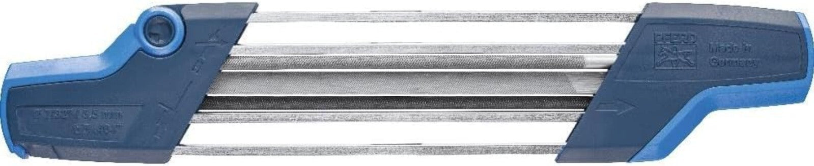 Ergonomic Manual Chain Saw Sharpener CS-X with Depth Gauge and Replacement Files