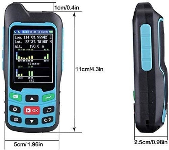 Versatile Handheld GPS with 12 Hours Battery - Ideal for Surveying & Agriculture