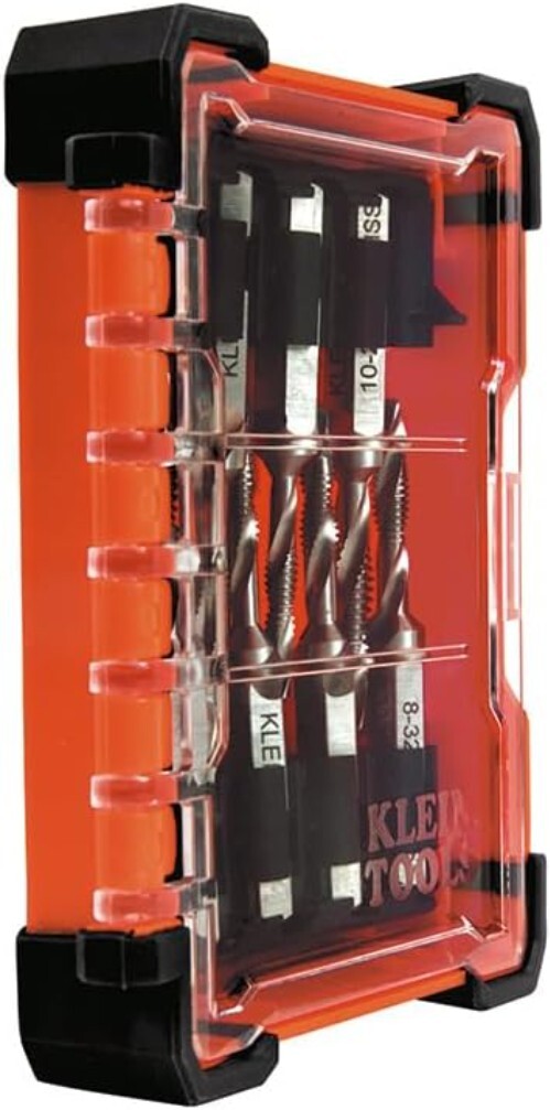 8-Piece Drill Tap Tool Kit – Quick Connect for Aluminum, Brass, Copper, and More