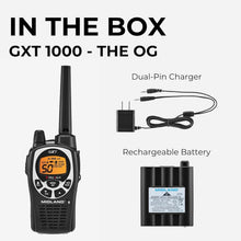 Load image into Gallery viewer, Outdoor Midland GMRS Two-Way Radio - 50 Channels, Long Range, Rechargeable Set