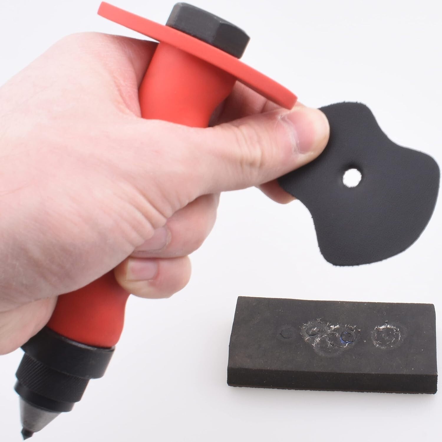 14-Piece Hollow Hole Punch Set – Precision Tool for Leather & Plastic Projects