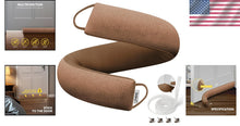 Load image into Gallery viewer, 48-Inch Extra Long Weighted Door Draft Stopper for Soundproofing &amp; Comfort