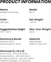 Load image into Gallery viewer, Space-Efficient 4-in-1 Fitness Equipment: Rowing, Ab Glider, Leg Press Machine