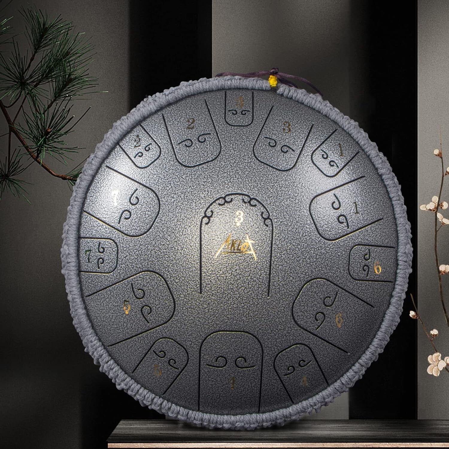 Ethereal Sound 14" Steel Tongue Drum - Perfect for Beginners and Professionals