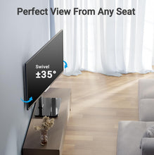 Load image into Gallery viewer, Premium Swivel Table Top TV Stand for 37-82" TVs - Perfect View from Anywhere