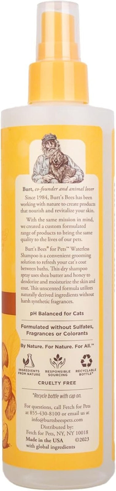 Cruelty-Free 6pk Waterless Cat Grooming Spray - Nourishing with Shea Butter