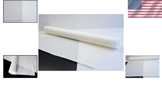 Authentic HanJi Paper - 10 Natural White Sheets, 28.3" x 55.9" for Creative Arts