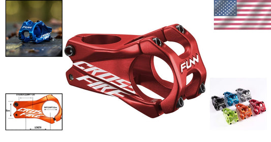 Crossfire Lightweight 31.8mm MTB Stem - Durable Alloy for Ultimate Performance