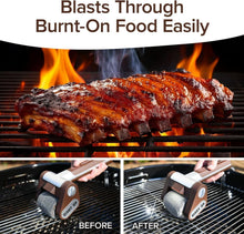 Load image into Gallery viewer, Giddy Up Cordless &amp; Rechargeable Grill Cleaner – Stainless Steel Power Brush