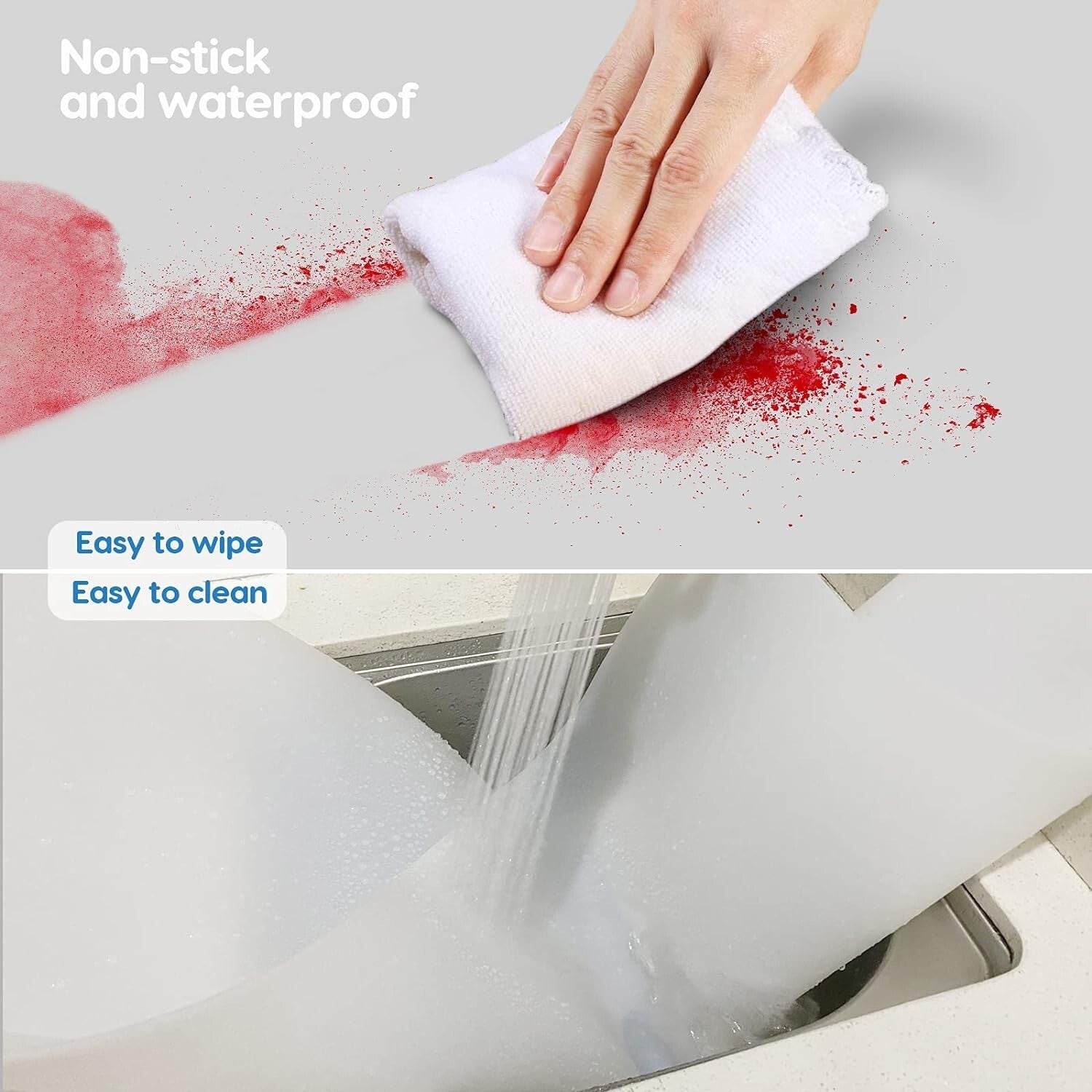 Extra Large 35.3"x23.5" Heat Resistant Silicone Counter Mat - Non-Slip & Durable