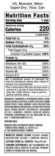 Load image into Gallery viewer, Supercharged Citrus Flavor Energy Drink - Monster Nitro Super Dry 16oz (15 Pack)