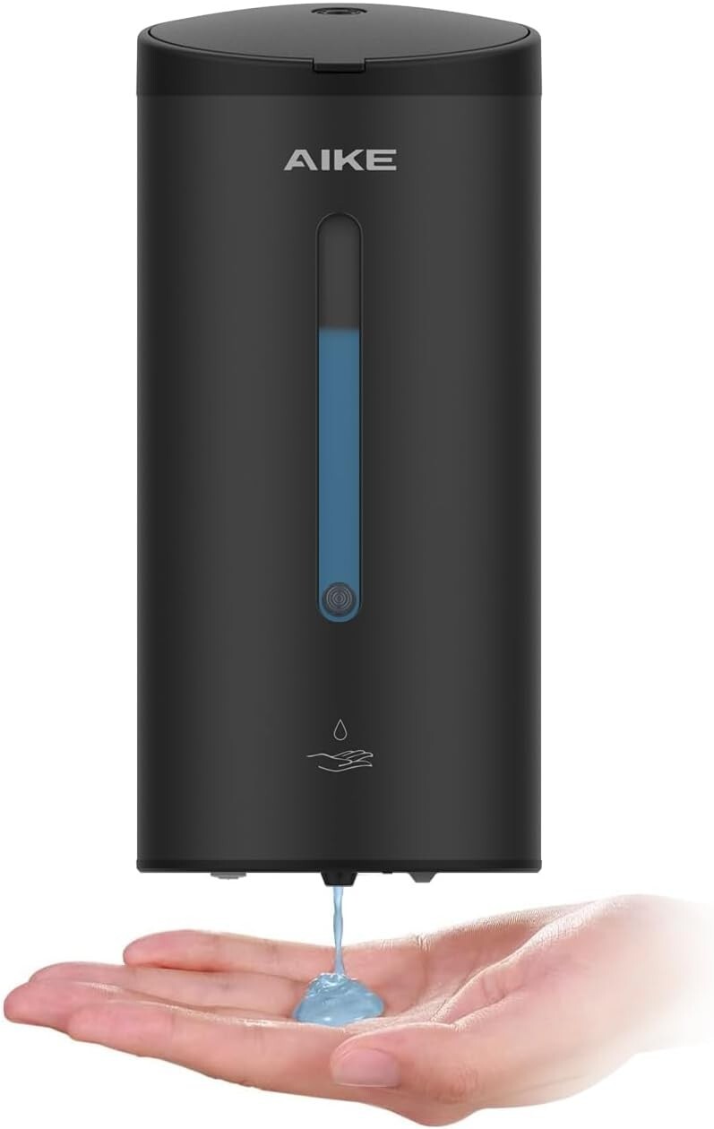 Automatic Liquid Soap Dispenser 27oz Large Capacity - Black Anti-Spots Finish