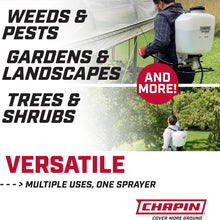 Load image into Gallery viewer, Durable 4-Gallon Poly Backpack Sprayer with 60 PSI Pressure for Effective Use