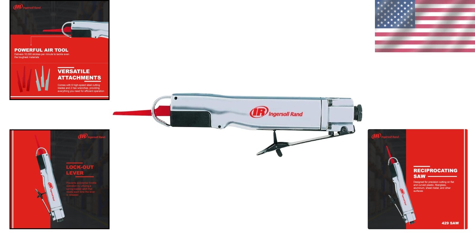 Innovative Air Reciprocating Saw with Reduced Vibration for Comfort Cutting