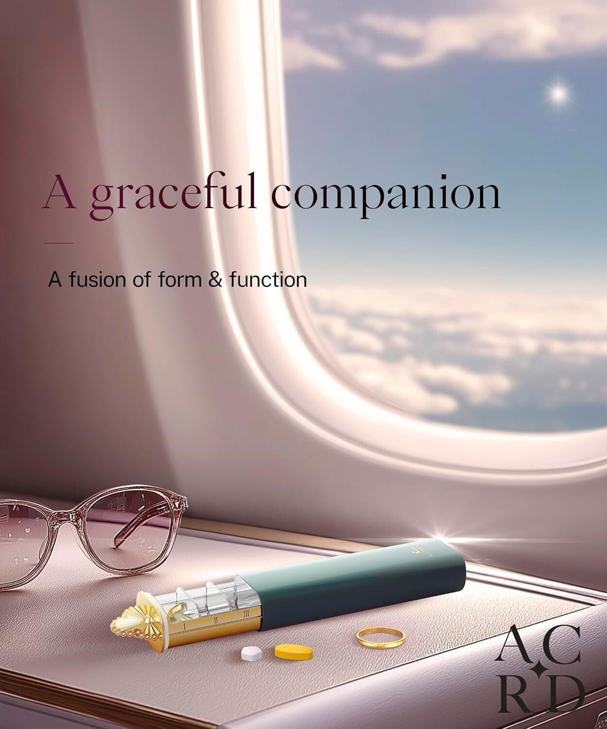 Luxurious Heavy-Duty Pill Organizer - Perfect for Vitamins, Medication & Travel