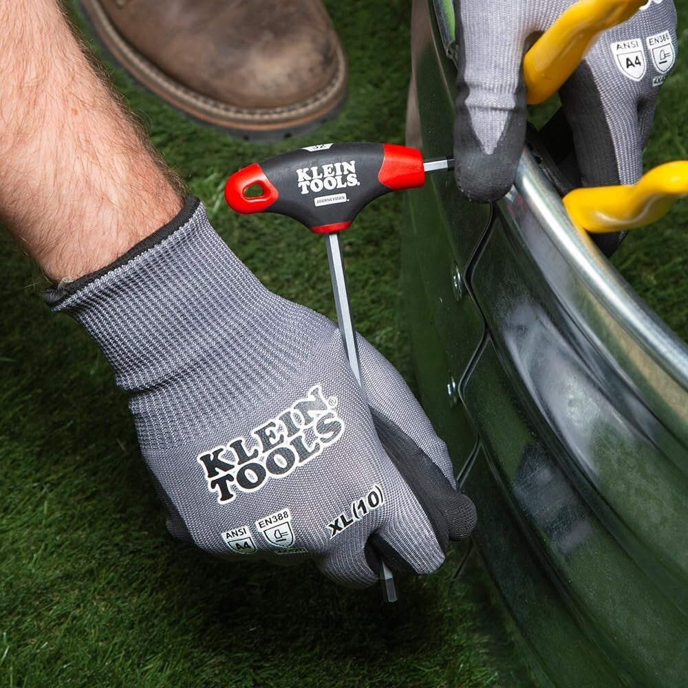 Durable T-Handle Allen Wrench Set with Organized Metal Stand - 10 Sizes Included