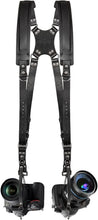 Load image into Gallery viewer, Premium Leather Double Camera Strap with Soft Padding for Ultimate Comfort