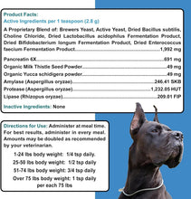 Load image into Gallery viewer, Premium 2 lb Pancreatic Enzymes &amp; Probiotics Powder for Dog Digestive Aid