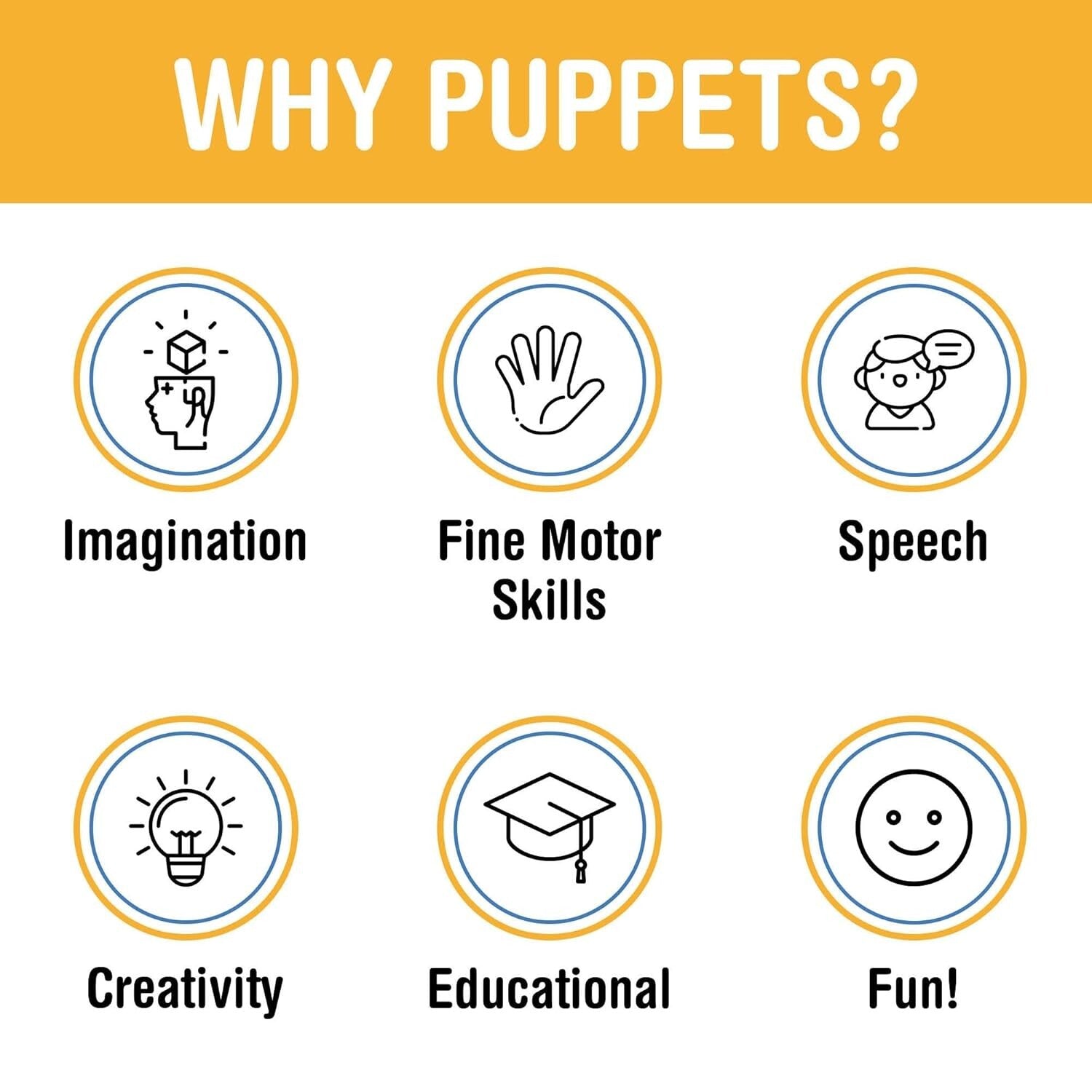 25" Tommy Full Body Ventriloquist Puppet - Lightweight, Easy-to-Use Joy