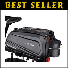 Load image into Gallery viewer, Reflective Waterproof Bike Bag - 9.5L Capacity Trunk Carrier with Shoulder Strap