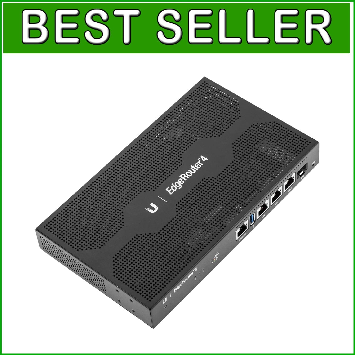 EdgeRouter 4: Ultra-Fast Routing with Gigabit Ethernet Ports & Mounting Options