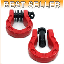 Load image into Gallery viewer, Unbreakable GearAmerica D-Ring Shackles - 2 Pack for Secure Towing &amp; Recovery