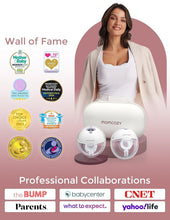 Load image into Gallery viewer, M5 Double-Sealed Wearable Pump - Effortless Breastfeeding with 2 Pumps in Lilac