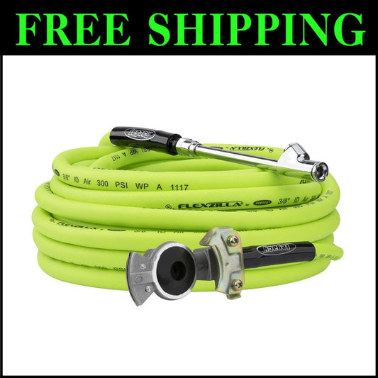 Professional-Grade Truck Tire Inflator Kit - Hybrid Hose, 50ft, Versatile