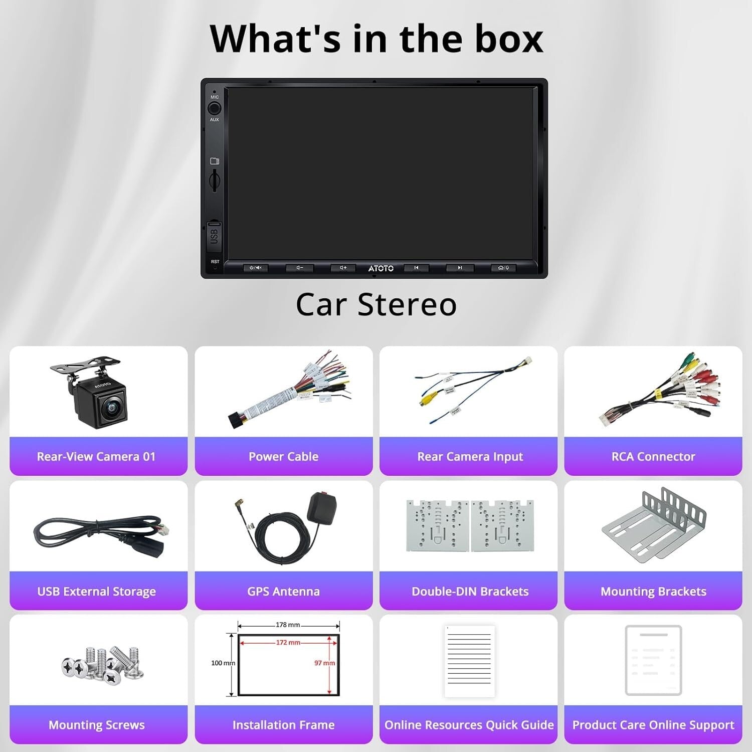 Dual 2G+32G Android Car Radio with Wireless CarPlay & DSP Audio Customization