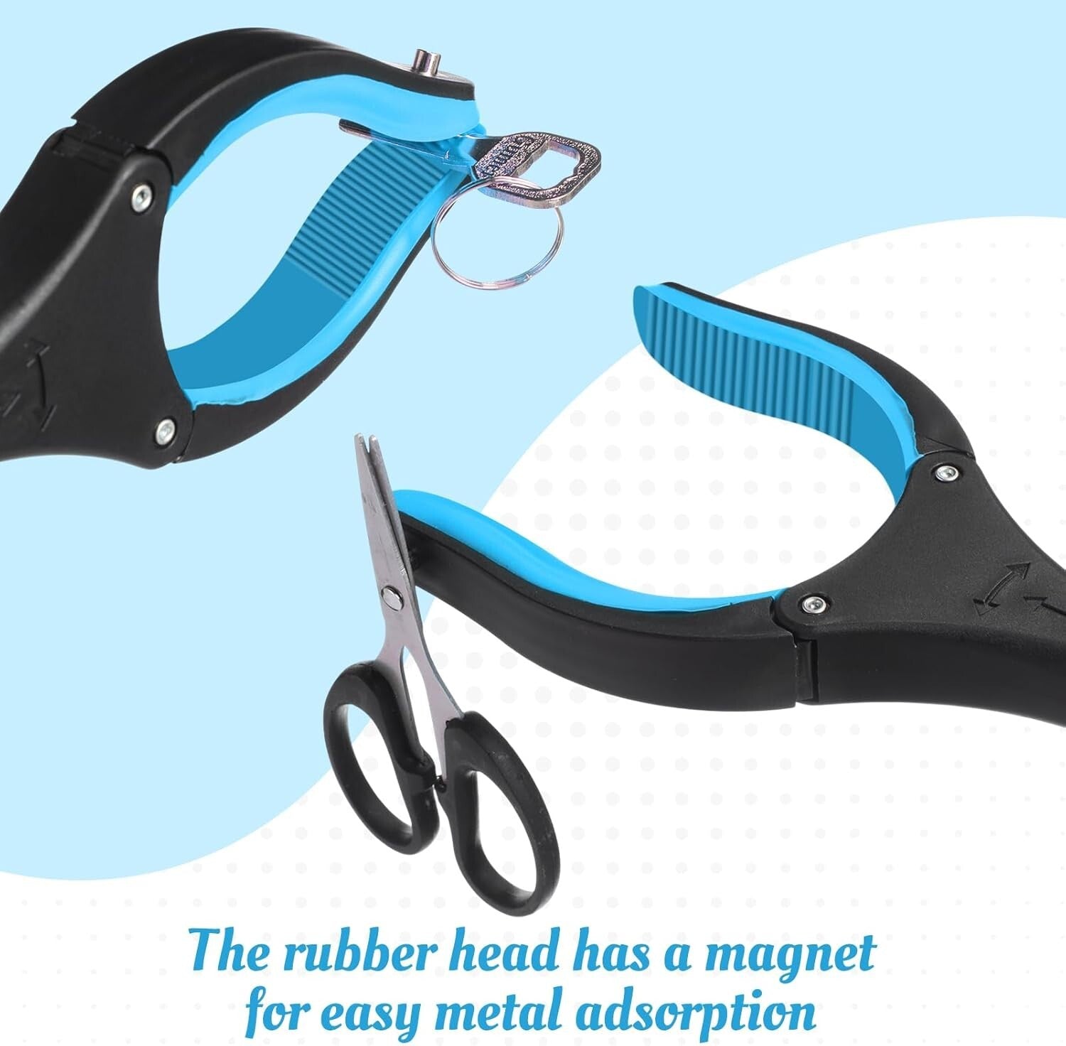 Lightweight 32-Inch Reacher Grabber Tool - Set of 6 for Easy Object Retrieval