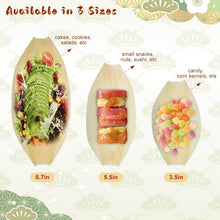 Load image into Gallery viewer, Versatile 500 Count Bamboo Plates - Perfect Boat Plates for Catering &amp; Parties