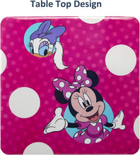 Load image into Gallery viewer, Colorful Disney Minnie Jr Activity Table Set with Chair for Kids Age 2-5