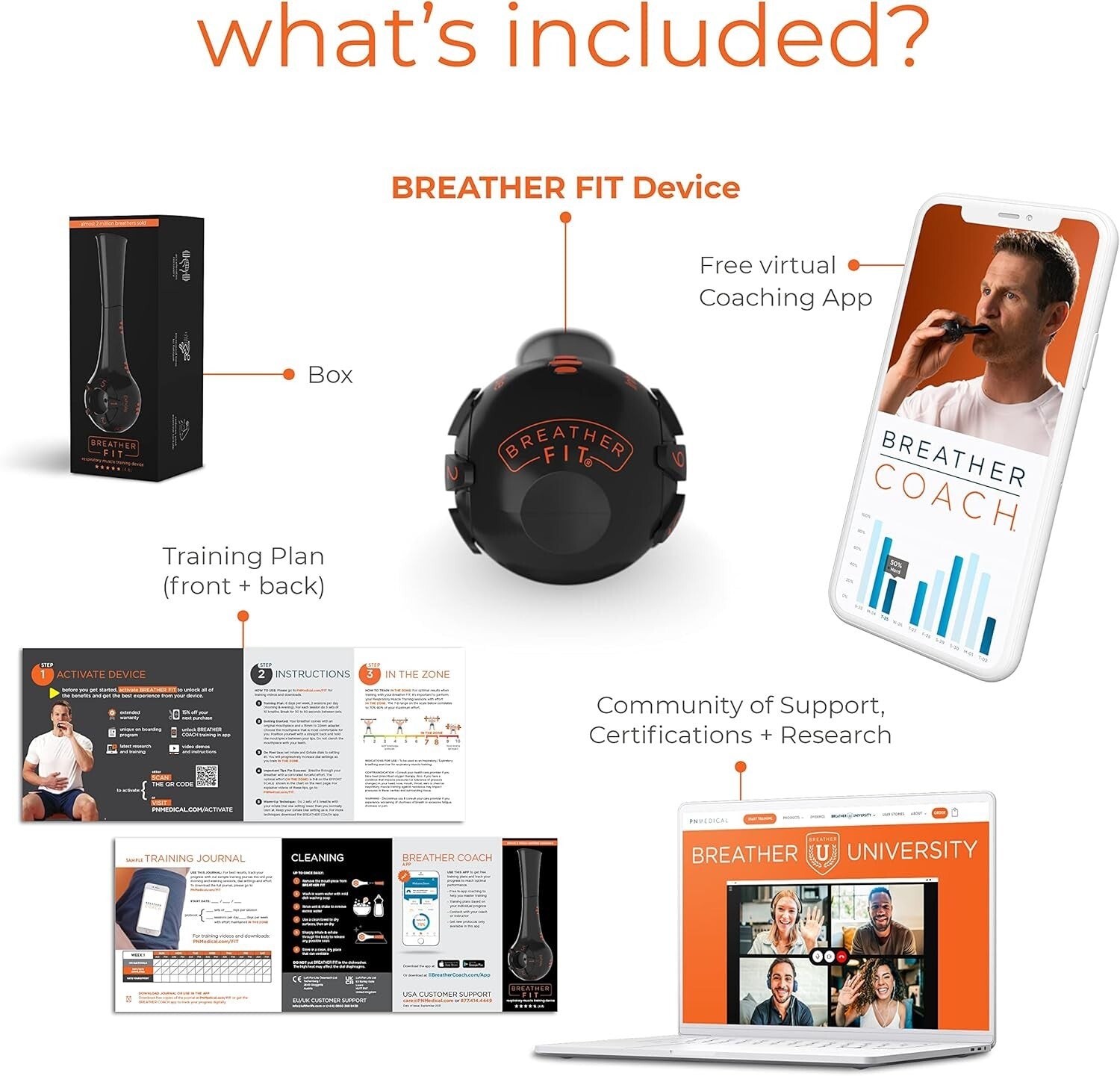 Lightweight Breathing Trainer - Fitness & Wellness Tool Without Ongoing Costs