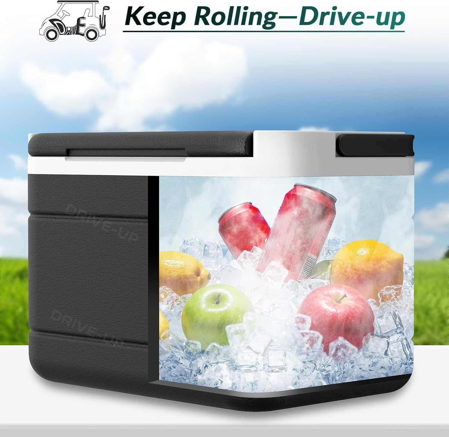 Effortless Club Car Cooler for Precedent, Tempo, Onward - Refreshment on Demand