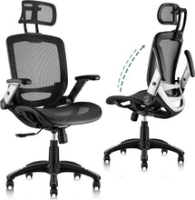 Load image into Gallery viewer, Multi-Functional Ergonomic Chair with Flip-Up Arms - Ideal for Tall Users