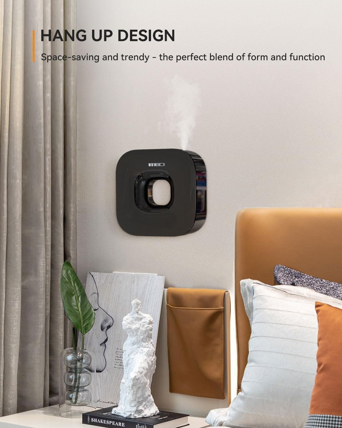 App-Controlled Waterless Diffuser with 3000 Sq Ft Coverage - Modern Elegance