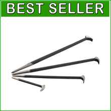 Load image into Gallery viewer, Hand-Powered Pry Bar Kit - 4-Piece, Rolling Head Design from 6" to 20"