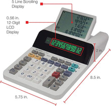 Load image into Gallery viewer, Compact Paperless Printing Calculator with 12-Digit Display for Business Use