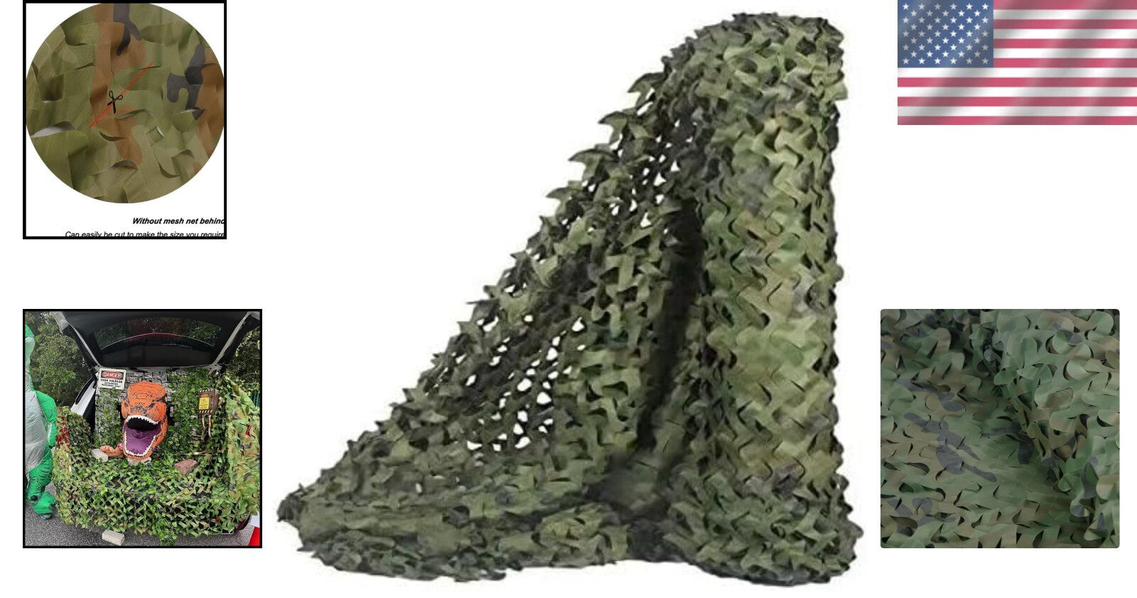 Bulk Camouflage Netting Roll - Perfect for Hunting, Bird Watching & Events