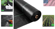 Load image into Gallery viewer, UV-Resistant Landscape Fabric - 3ft x 300ft Heavy-Duty Weed Barrier for Gardens