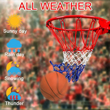 Load image into Gallery viewer, 2025 Upgrade Basketball Nets - 12 Loops, Weatherproof, Fade-Resistant, 6 Pack