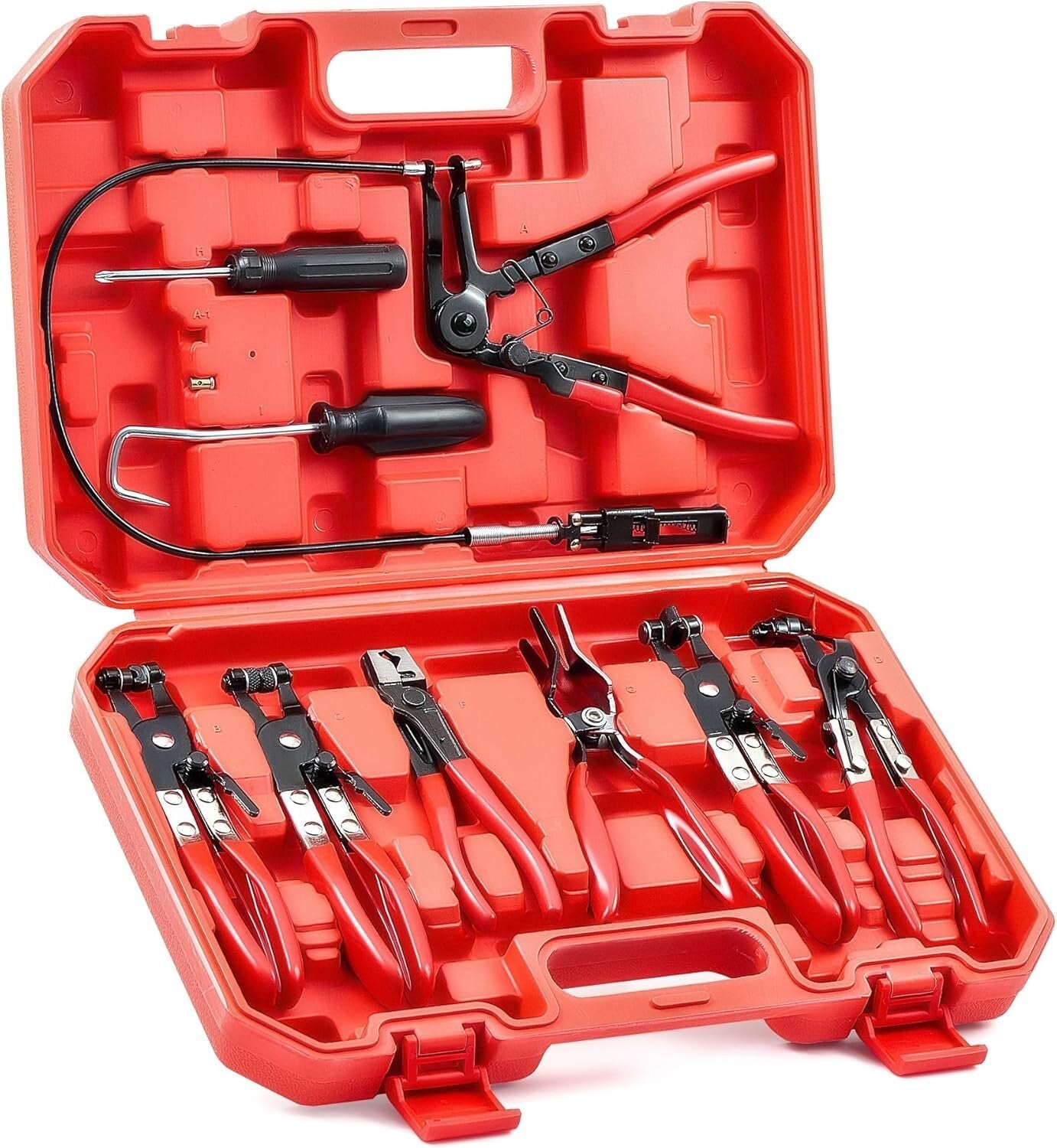 Ergonomic Handle Long Reach Hose Removal Tool Set for Radiator and Heater