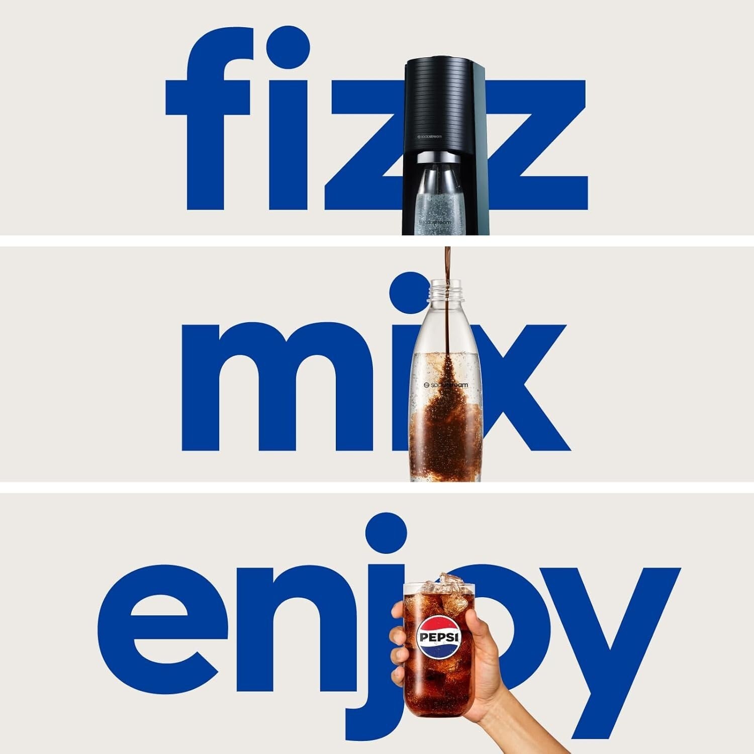 Terra Sparkling Water Maker Bundle in Black - Eco-Friendly 60L CO2 Included