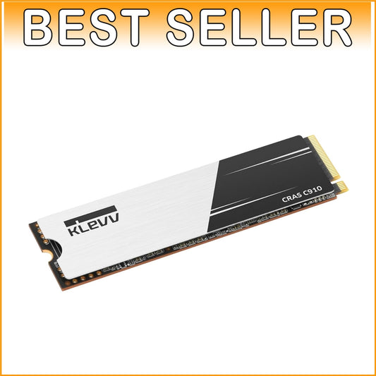 Ultra-Fast 1TB NVMe SSD CRAS C910 with Heatsink - Ideal for Gamers & Creators