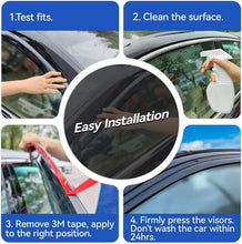 Load image into Gallery viewer, Easy Stick-On Window Rain Guards for 2009-2018 Dodge Ram 1500 Crew Cab