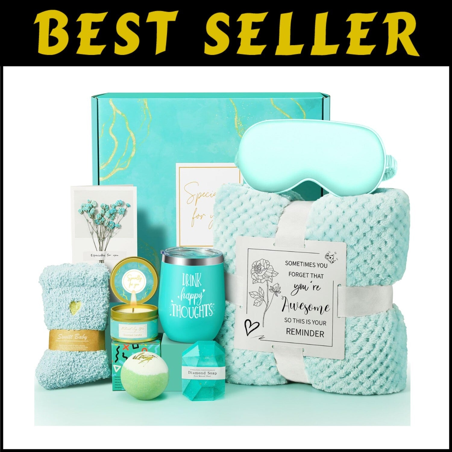 Unique Spa Gift Basket for Women - Perfect for Birthdays, Mother's Day & More
