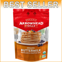 Load image into Gallery viewer, Buttermilk Pancake &amp; Waffle Mix - 22 Ounce Pack of 6, Organic &amp; Delicious