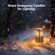 Load image into Gallery viewer, Long Burning Unscented Beeswax Candles - Perfect for Lanterns &amp; Emergencies